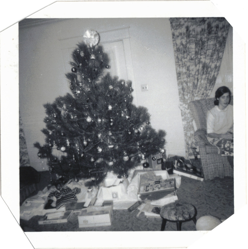 Christmas Tree at Casler Home c. 1965