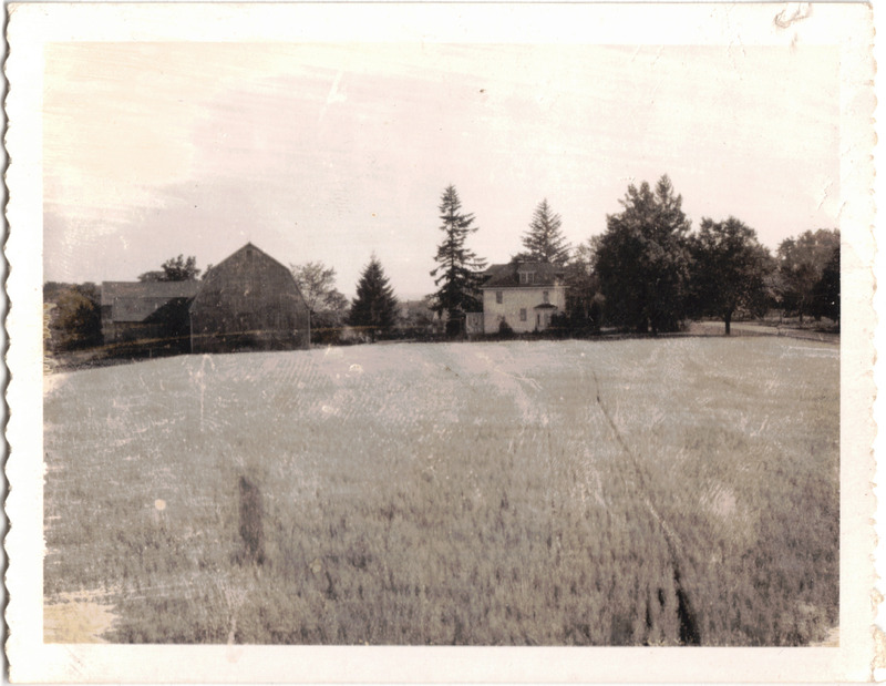 A View of the Haushalter Farmstead c. 1940s or 1950s