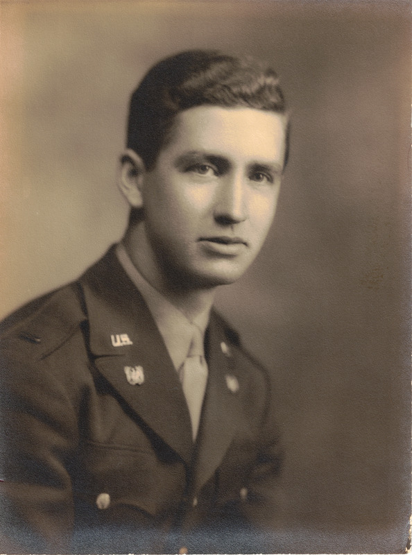 Edwin Casler in the Army Air Corps c. 1942