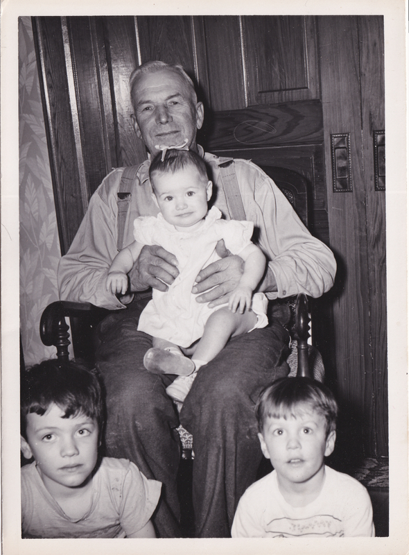 Charles Haushalter with Grandchildren c. 1952