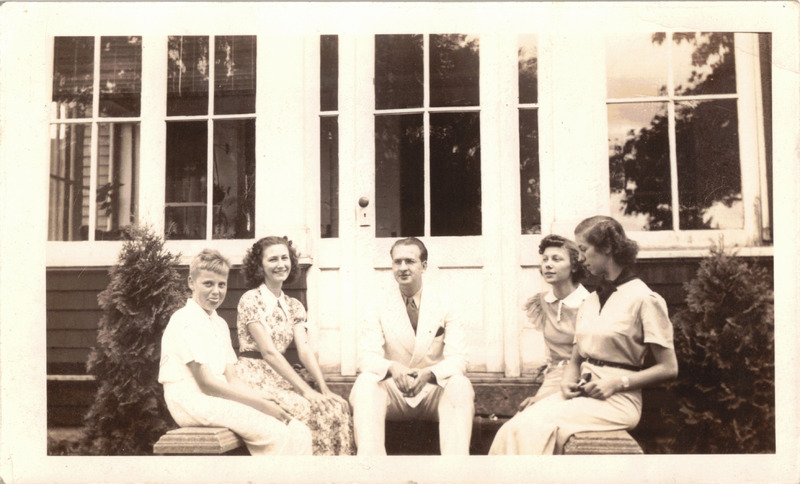 Afternoon on the Farmhouse Steps c. 1940
