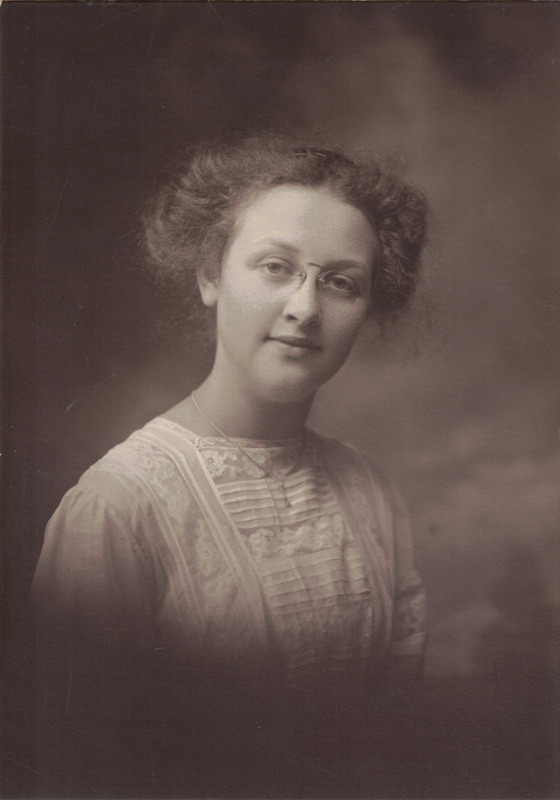 Wilhelmina Stunick Rowley Studio Portrait c. 1910